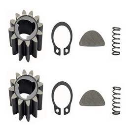 2pcs 42661-VE2-800 Gear Kit 12 Teeth Keys Springs Clips for fits Honda HRR216/HRS216 Lawn Mower, Fits HRB216K4 HRB216K5 Models