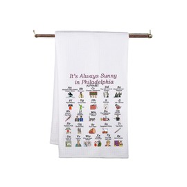 Always Sunny Tv Show Kitchen Towels Always Sunny Kitchen Gifts Always Sunny Dish Towels Always Sunny Kitchen Decor (ABC Towel CA)