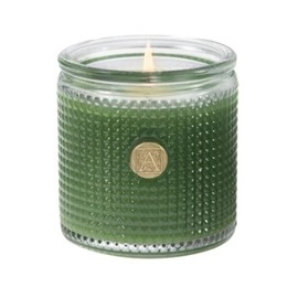 Mistletoe Mandarin Aromatique Textured Glass 6 oz Scented Jar Candle