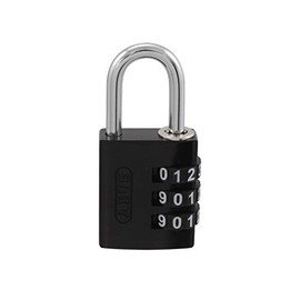 Japan Lock Service ABUS Large Dial and easy-to-read Big Dial Lock Black 30 mm 145 – bigd/30
