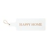Mud Pie Happy Home Board, 18" x 6", White