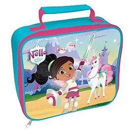 Nella the Princess Knight 83325AMA Lunch Bag, Green and Pink