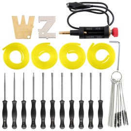 MOTOALL 11 PCS Carburetor Adjustment Tool Carb Adjusting Kit with ZT-1 500-13 Metering Lever Tool for Poulan Husqvarna STIHL Echo Trimmer Weedeater Chainsaw 2-Cycle Small Engine
