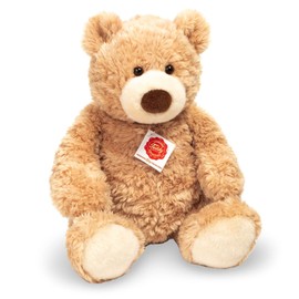 Teddy Hermann 91389 Teddy Sand Colour 34 cm Cuddly Toy Plush Toy with Recycled Filling