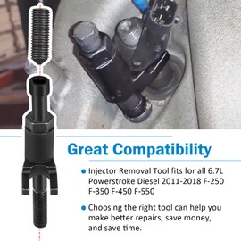 Fuel Injector Socket Set and Injector Removal Tool (3418) Fit for Ford Powerstroke Diesel 6.7L 2011-2018 F-250 F-350 F-450 F-550