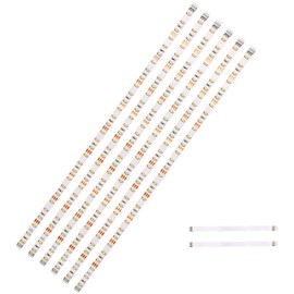 WOBANE LED Extension Light bar, 6 * 50cm, 3Pin 8mm LED Strip Light, Accessories 2700K Warm White