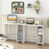 IFANNY Computer Desk, 31.5’’ Writing Desk with Storage Shelves, Kids