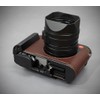 LIM'S Genuine Italy Leather Camera Half Case Metal Grip Dovetail
