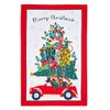Ulster Weavers Hound Dog Christmas Cotton Tea Towel, Multicolor