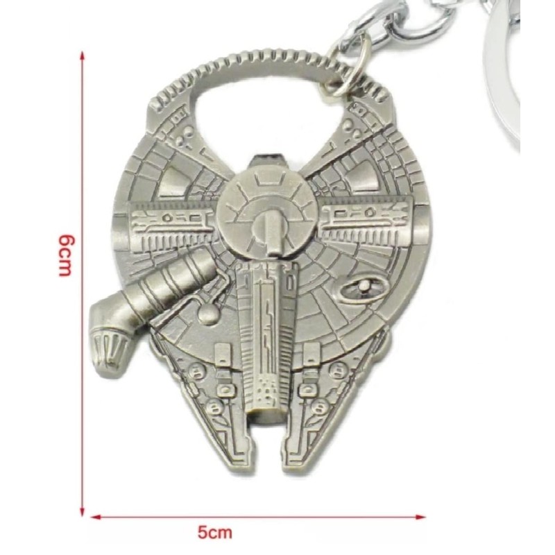 Han Solo Millennium Falcon Bottle Opener in Spaceship Look with