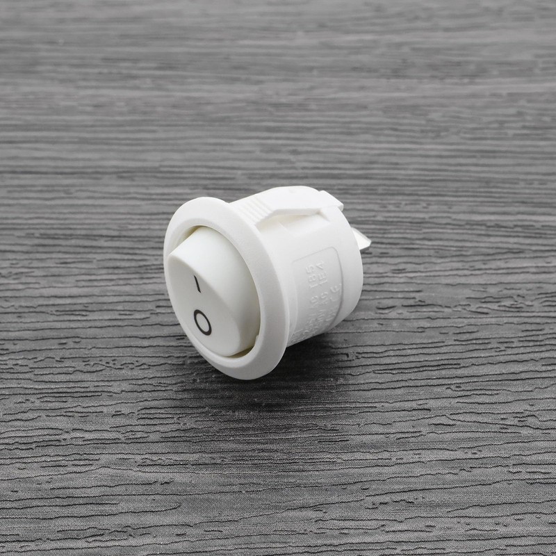 VGOL 10PCS Round Rocker Switch KCD1 Mini Round Toggle Switch