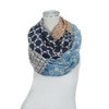 Majea 880021 Women's Loop Scarf, Blue 3, 180 x 90