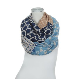 Majea 880021 Women's Loop Scarf, Blue 3, 180 x 90