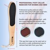Professional Spa Quality Foot Rasp/Callus Remover Double Sided Wood Foot