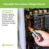 Greenlee GT-16 Adjustable Non-Contact Voltage Detector, 5V - 1000V AC,Green,