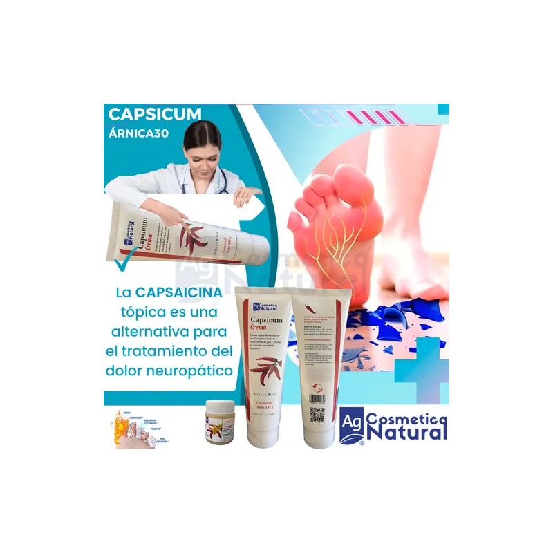 Pack Crema Capsicum 150gr Neuropatía Diabética Árnica 30gr