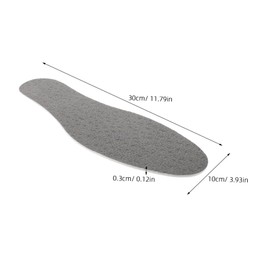 TOVINANNA 3 Pairs Breathable Latex Shoe Insoles Soft Sweat Absorbing Pads for Men Women Impact Reduction Shock Absorption Fit for Enhanced Comfort