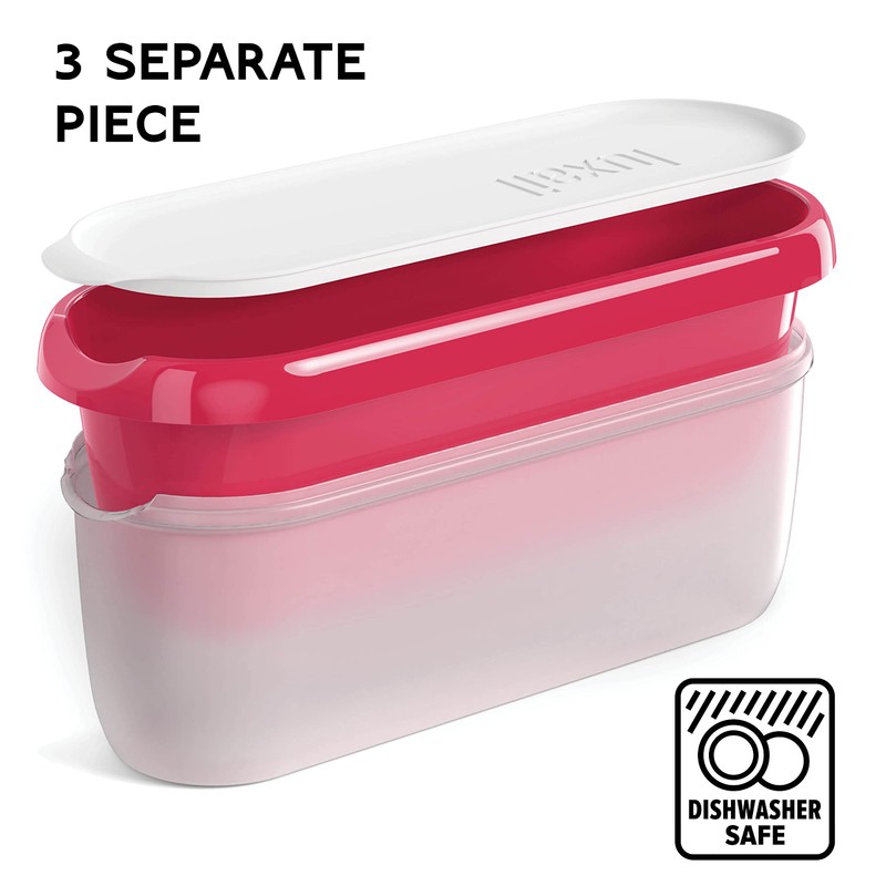 Ice Cream containers for homemade ice cream, Reusable Storage Freezer