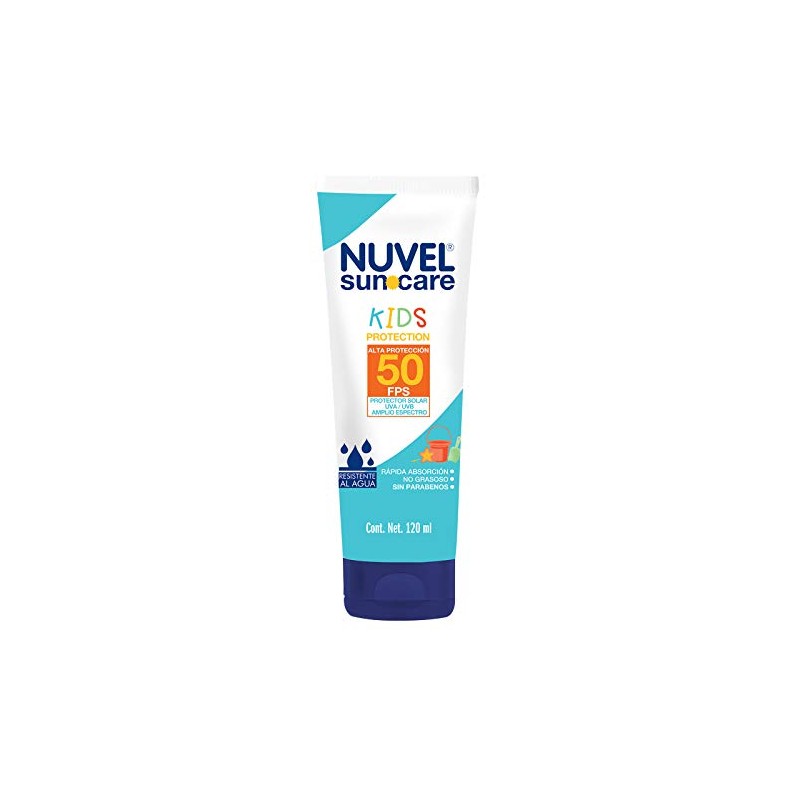 Nuvel SunCare Protector Solar Kids para Cara y Cuerpo, 50