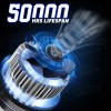 AUIMSOCO 4x LED High/Low Beam Lamp Light Bulbs Kit For