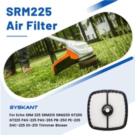 Wondrify SRM225 Filter for Echo SRM 225 SRM210 SRM230 GT200 GT225 PAS-225 PAS-265 PB-250 PE-225 SHC-225 ES-210 Trimmer Blower Replace A226001410