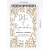 Inkdotpot Floral Perpetual Calendar, Important Dates to Remember- 6x9 Monthly