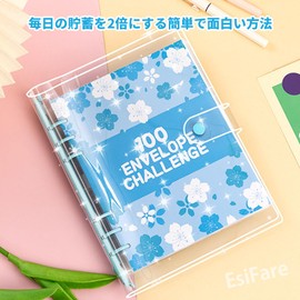 EsiFare Money Management File, Money Management Binder, 100 Day Savings Challenge, A5 Binder, Budget Management, Savings Management, 100 Day Challenge, Commemorative Photos, Receipts, Insurance Cards