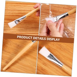 Housoutil 3pcs Brush Ergonomic Sleeping Applicator for Smooth Application and Even Coverage for Comfort and Skin