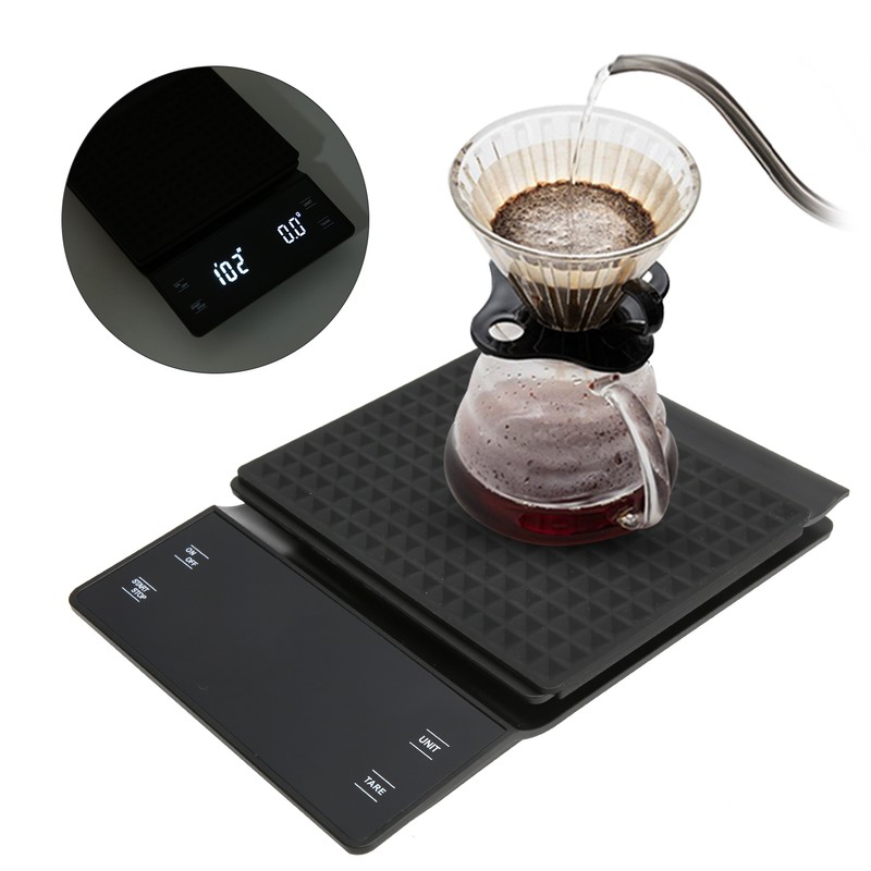 6002 3kg Digital Kitchen Scale with Timing Touch Screen Electronic