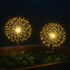 Lanthium 2 Pack Garden Decoration Solar Outdoor Light with 300
