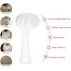 Cepillo de Limpieza Facial Doble Cara con Cerdas Suaves y