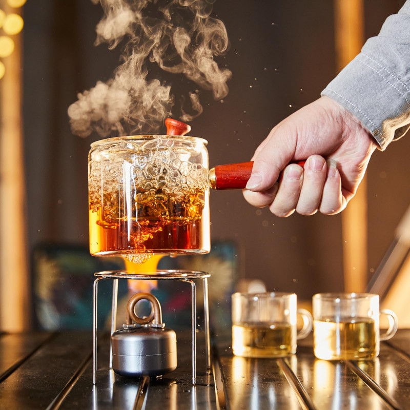 Gexdes Mini Alcohol Camping Stove – Lightweight Brass & Aluminum