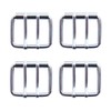 SICOLAS 4 Pieces 40mm Replacement Roller Belt Buckle,1½ Inch Double