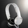 OHM Electric AudioComm Stereo Headphones H125 White HP-H125N-W 03-2280 OHM