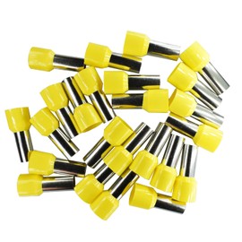 Wire End Ferrules 25 mm² Yellow Insulated Pack of 25