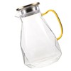 Ciieeo Glass Beverage Serving Pitcher with Lid Elegant Iced for