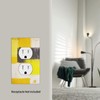 sgzrtk Yellow and Gray Abstract Light Switch Cover Decorative Outlet