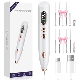 Pluma de Plasma, con 15 Niveles, Tecnología de Efecto Plasma Dispositivo de Cuidado Facial,Pantalla LED y USB Recargable,para Cuidado Personal,Profesi