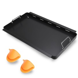BMMXBI Griddle Insert for Charbroil Commercial Tru Infrared Gas Grils, Flat Griddle for Char-broil 463276016 463439915 466242715 466242815 Grills Plate, G533-0009-W1 Grates Replacement Parts