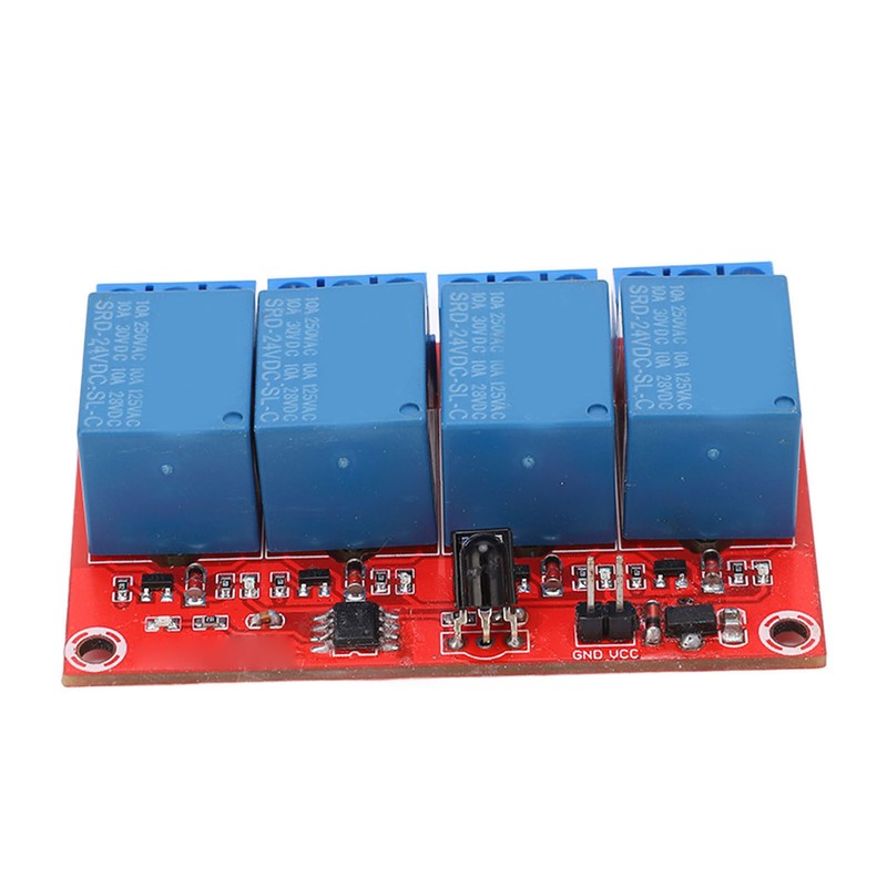 4 Channel Receiving Relay Module 4CH Infrared Remote Transceiver Receiver