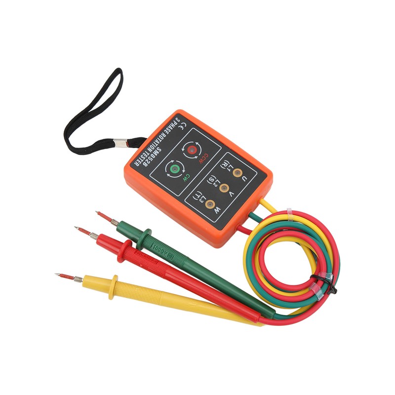 SM852B 3 Phase Rotation Tester Digital 3 Phase Rotation Meter