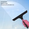 Glass Wiper with Non Slip Handle Silicone Window Cleaner Squeegee