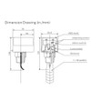 HFS25 1"/dn25 Liquid Water Flow Paddle Control Switch SPDT Contacts