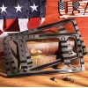 BLVD Silicone American Flag License Plate Frame 2 Packs, USA