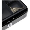 5 Star Facilities Cash Box with 5-compartment Tray Steel Spring