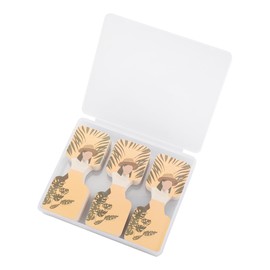 GLADFRESIT 100Pcs Necklace Display Cards, Jewelry Hanging Tags for Bracelets, Earrings, and More (Brown)