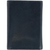 Mancini Bellagio Top Grain Leather RFID Secure Trifold, Black