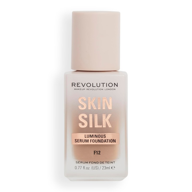 Makeup Revolution, Skin Silk Serum Foundation, Light to Medium Coverage,