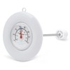 SPOROLWE Floating Pool Thermometer Easy Read – Battery-Free, Color-Coded Ideal