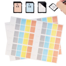 JJC 120pcs Labels Stickers Memory Card Label Stickers SD SDHC SDXC XQD CF CFexpress Type-B Cards & Condiment Labels, Chilled Food Container Organizer Stickers Date Stickers Easy Removal